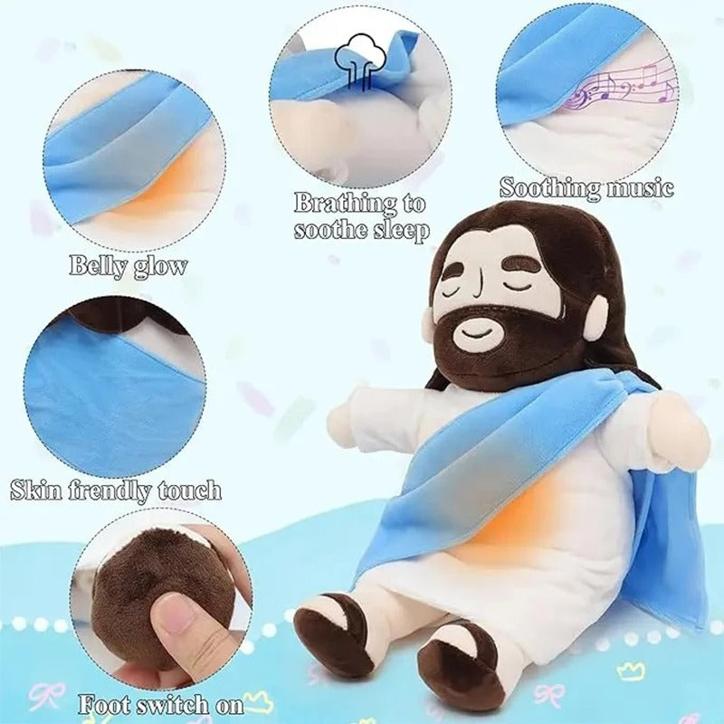 Soothing plush Jesus Christ