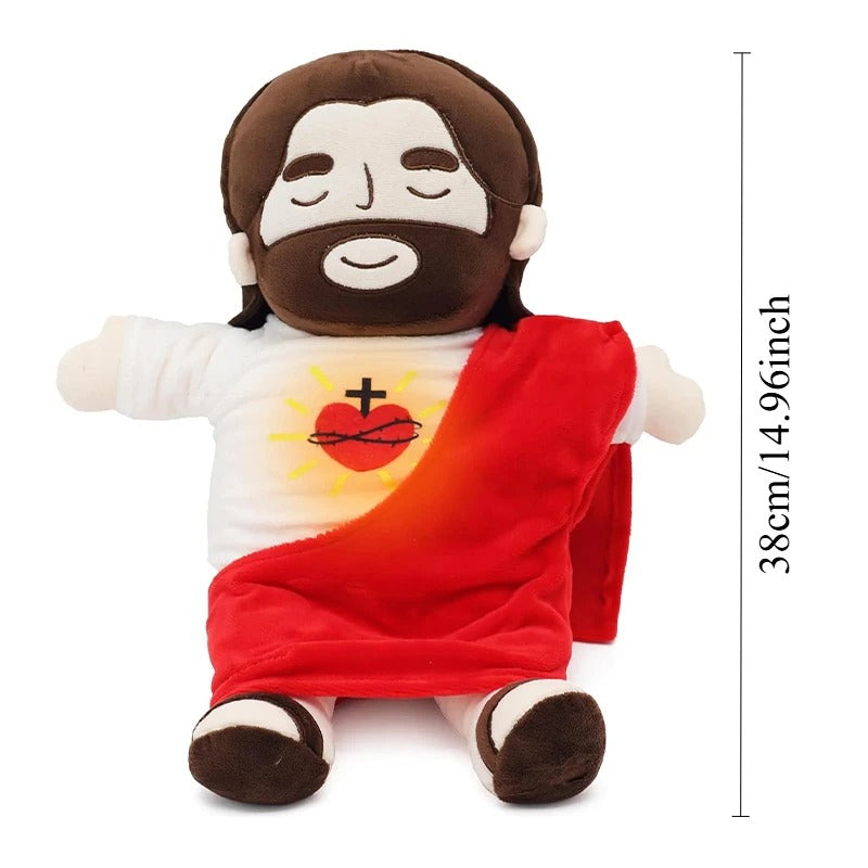 Soothing plush Jesus Christ