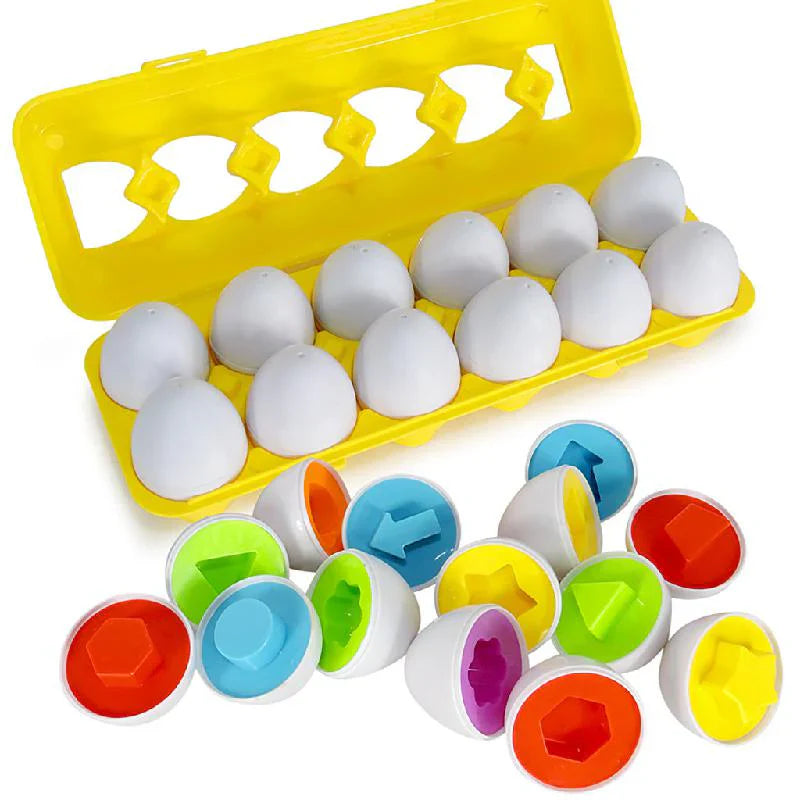 ShapeMatch Egg Carton – Educational Shape Sorting Toy