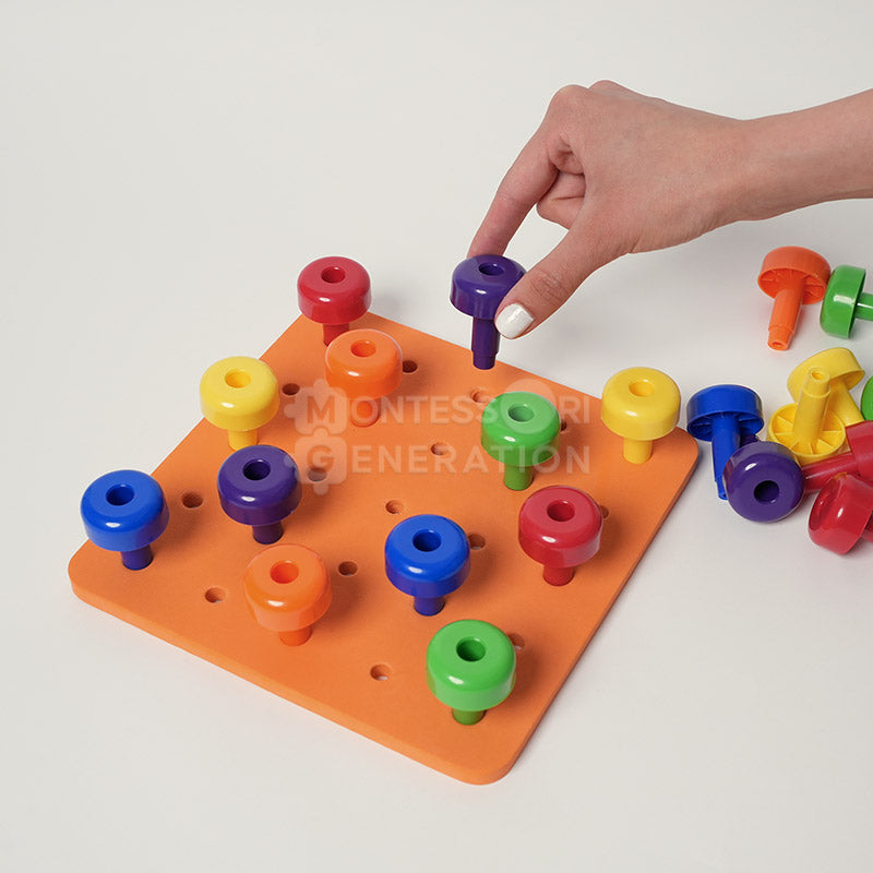 Montessori Pegboard