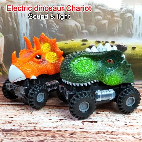 Roaring Dinosaur LED Car (2 PACK)