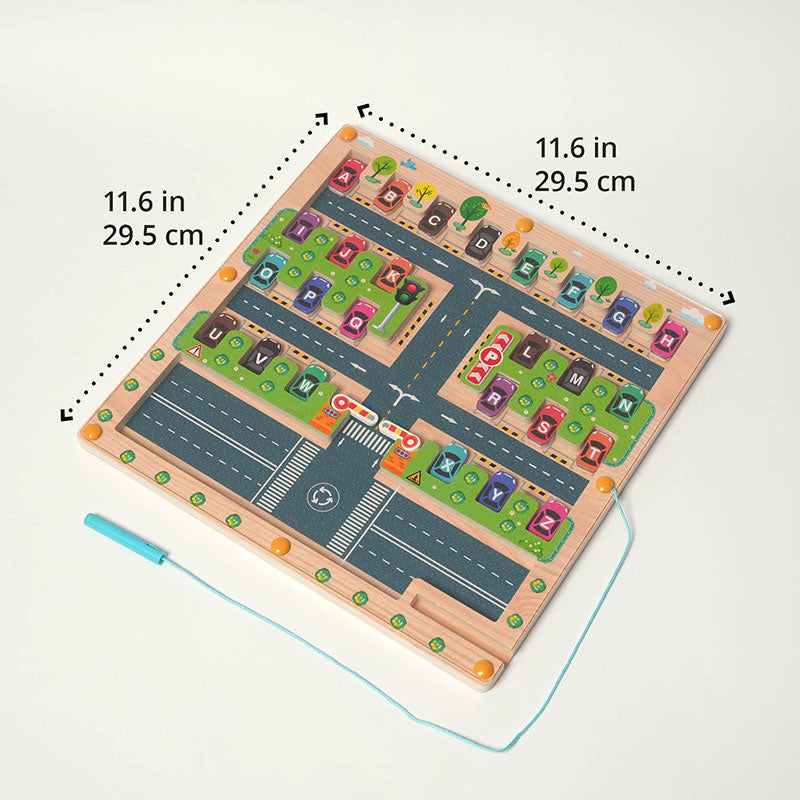 Montessori Alphabet Parking Maze