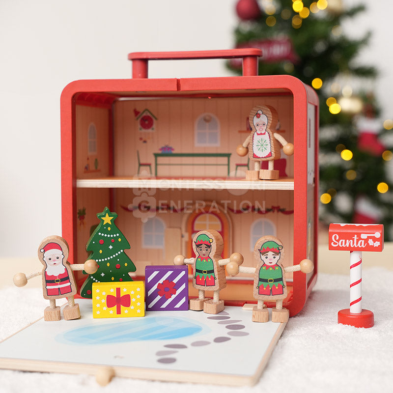 Montessori Xmas Dollhouse