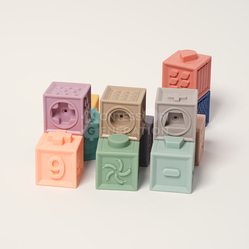 Montessori Squeaky Block Set