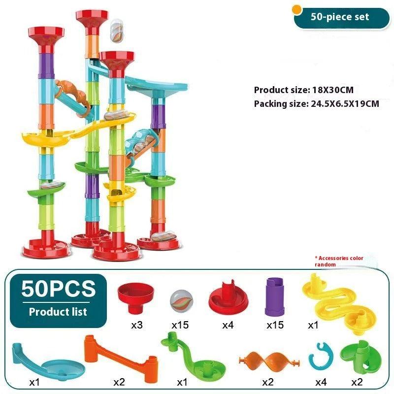 Column Marble Run Pipeline Set