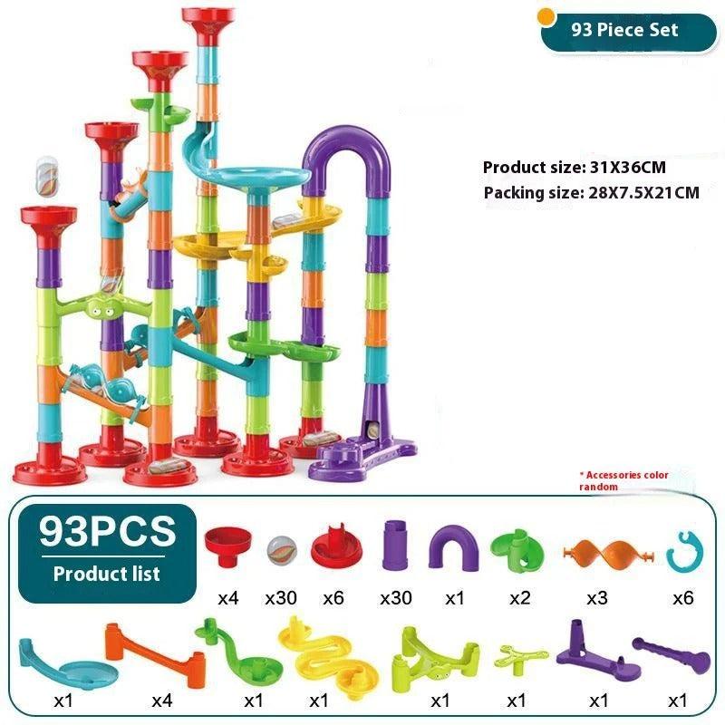 Column Marble Run Pipeline Set