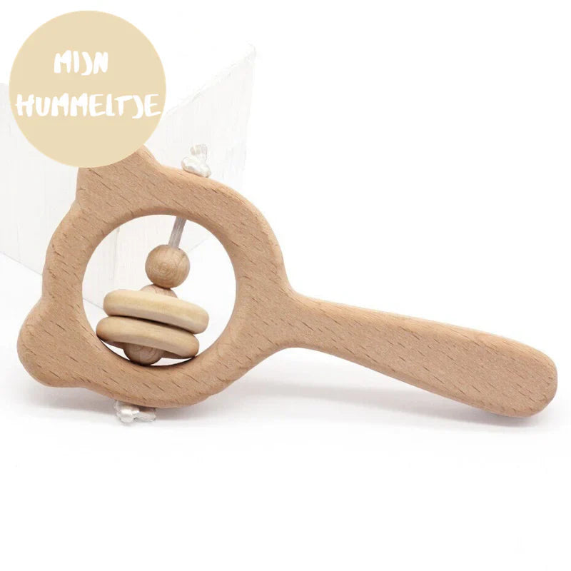 Beechwood Baby Rattle 'Bear'