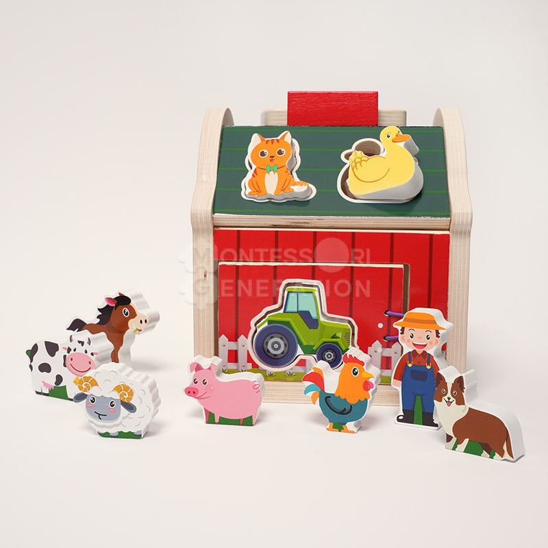 Montessori Wooden Farmhouse