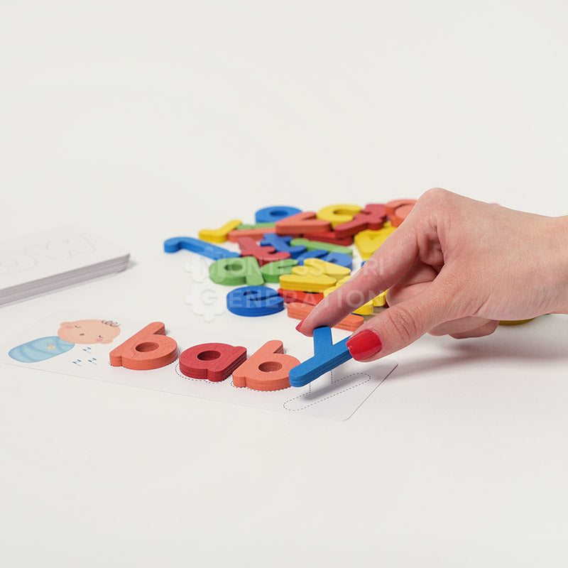 Montessori Wooden Spelling Game